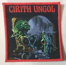 cirith ungol red border woven patch priest maiden fate sodom sabbath manowar CIRITH UNGOL red border WOVEN Patch priest maiden fate sodom sabbath manowar | Cirith Ungol Online