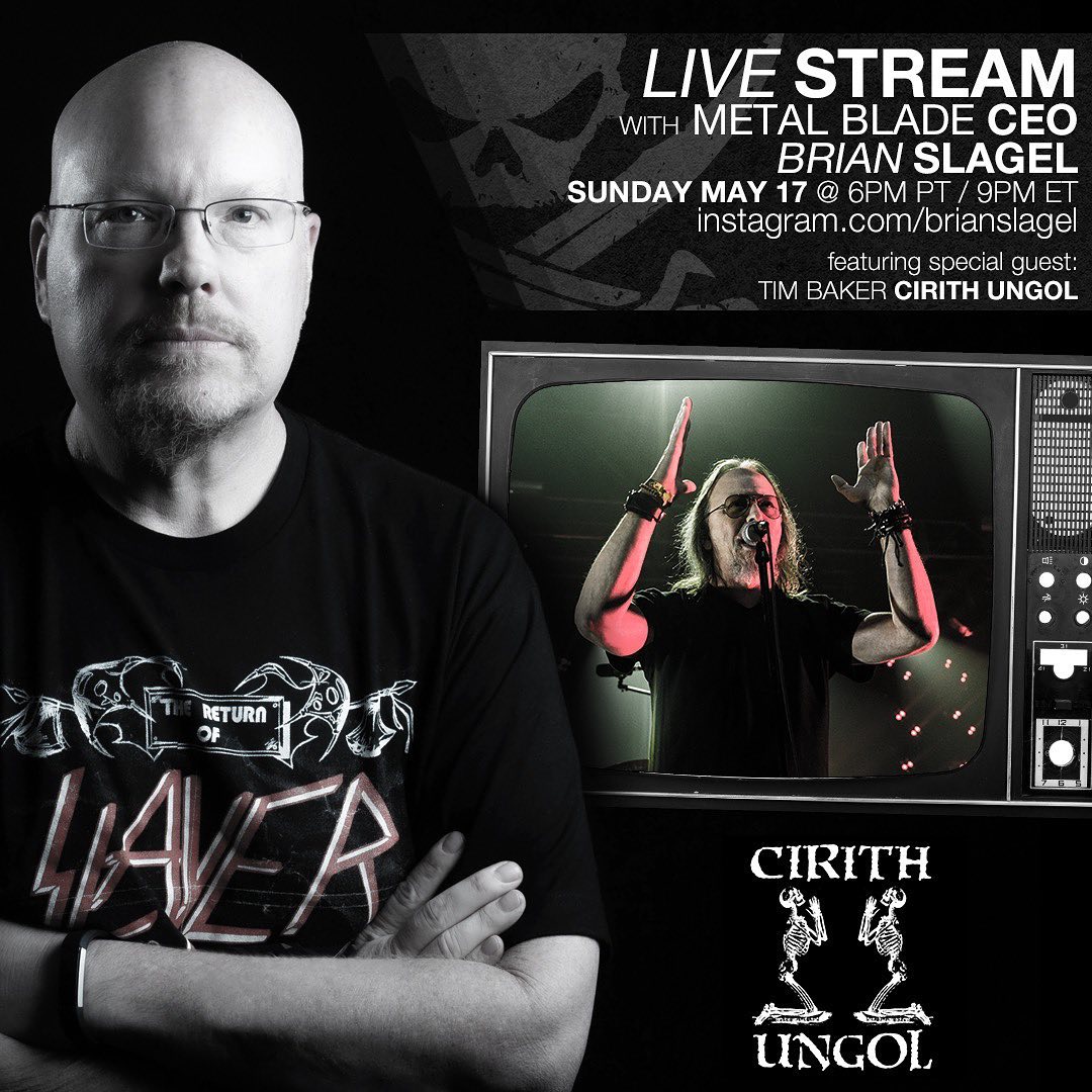 today at 6pm pt 9 pm et tune in to brianslagel s instagram live interview with our very own tim baker cirithungol foreverblack interview timbaker brianslagel legionsarise bef TODAY at 6pm PT / 9 pm ET tune in to @brianslagel ‘s Instagram live interview with our very own Tim Baker! . . . #cirithungol #foreverblack #interview #timbaker #brianslagel #legionsarise #beforetomorrow #brutishmanchild #ordernow #outnow #vinyl #coloredvinyl #metalblade #metalbladerecords #doommetal #truemetal #epicmetal #heavymetal | Cirith Ungol Online